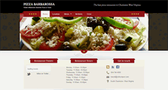 Desktop Screenshot of pizzabarbarossa.com